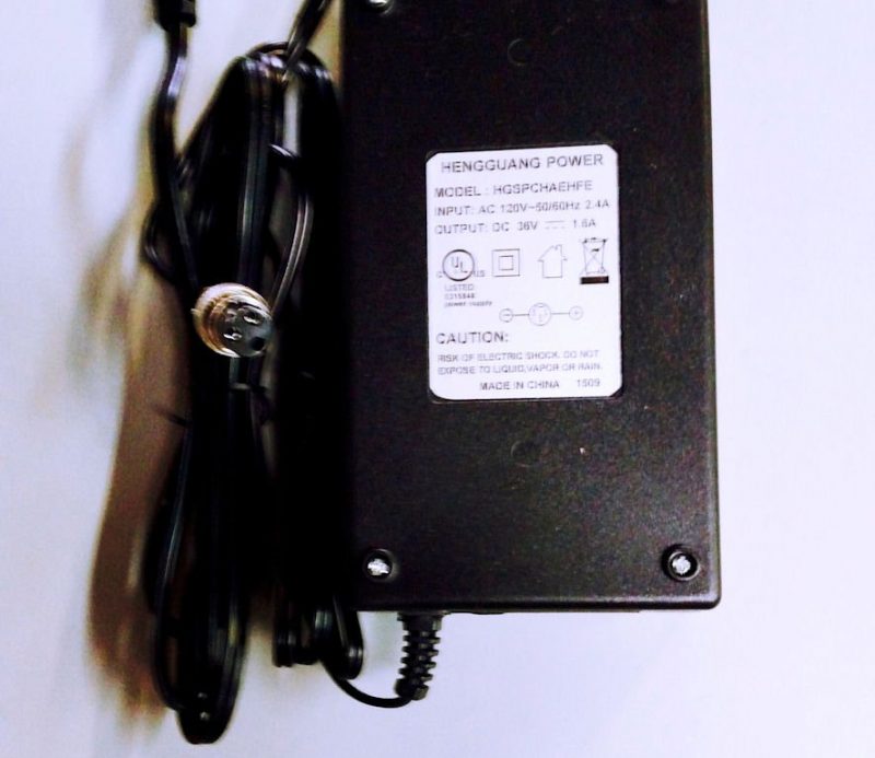 CHARGER W/FAN 36-VOLT