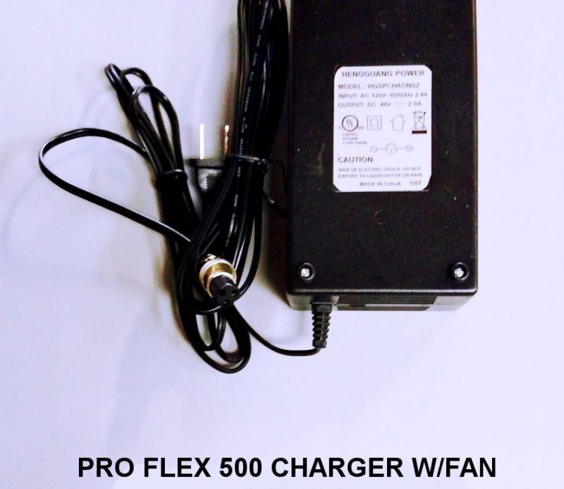 PRO FLEX 500 CHARGER W/FAN 48-VOLT